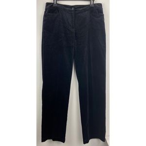 Eileen Fisher size Small Black Velour Pants